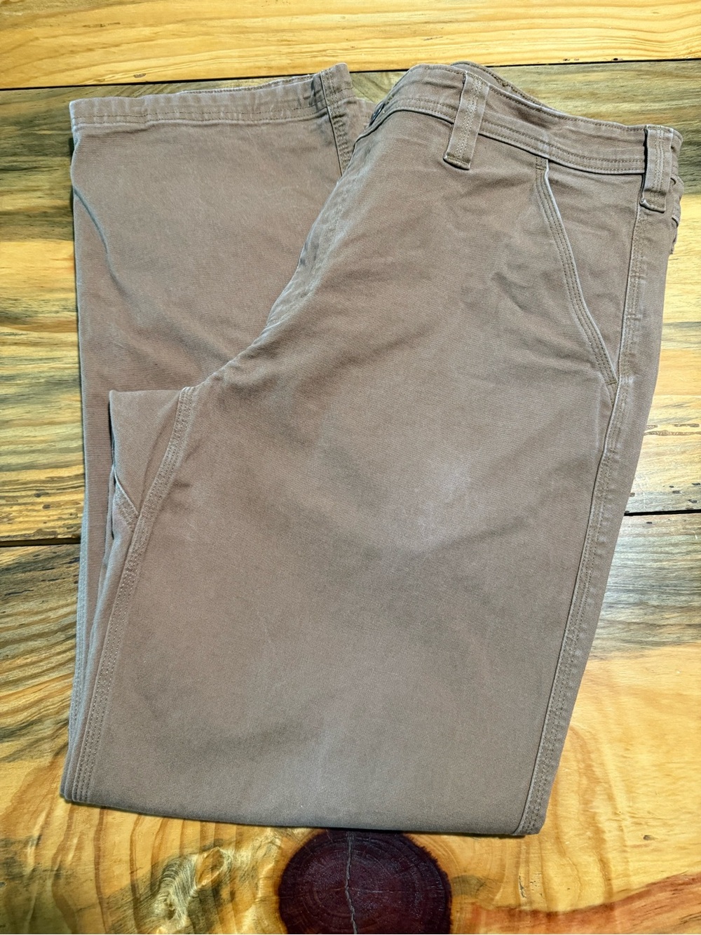 Duluth Trading Flex Fire Hose Men’s Brown Cargo Pants 36x32
